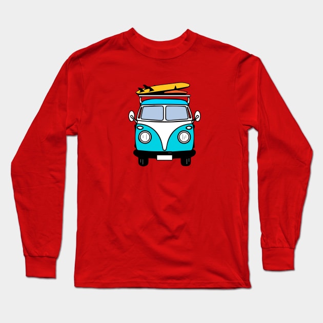 Mini van Long Sleeve T-Shirt by bigdesign13